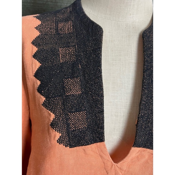 Fil De Vie Embroidered Kaftan Dress S - Picture 5 of 15